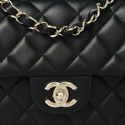 Chanel Lambskin Quilted Mini Rectangular Flap Black 8 of 11
