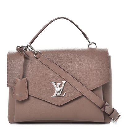 Louis Vuitton Soft Calfskin My Lockme Top Handle Taupe Glace 1 of 9