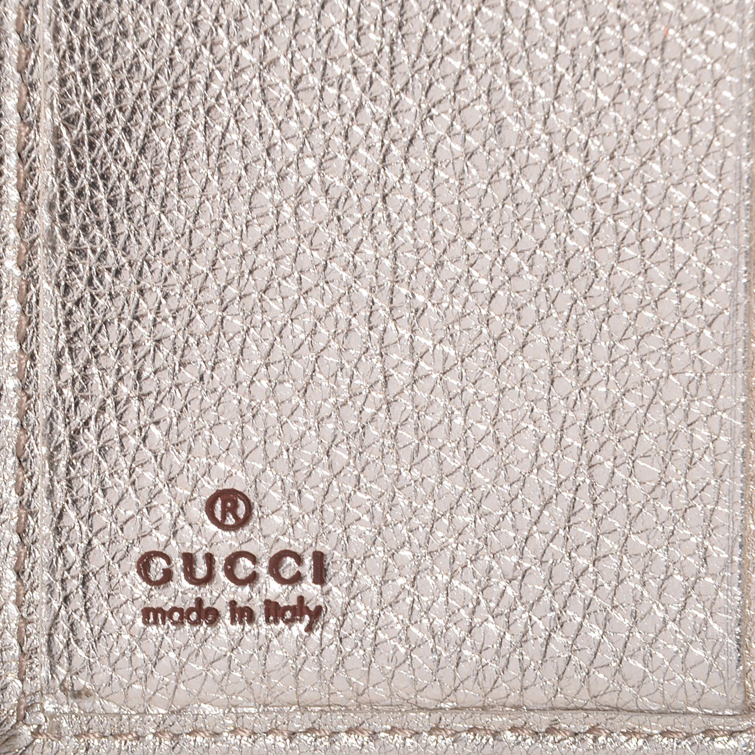 Gucci Monogram D Ring Continental Wallet Silver 6 of 7