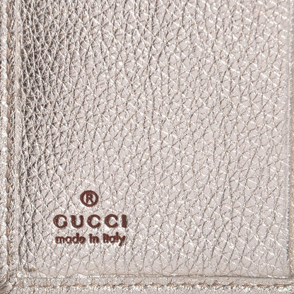 Gucci Monogram D Ring Continental Wallet Silver 6 of 7