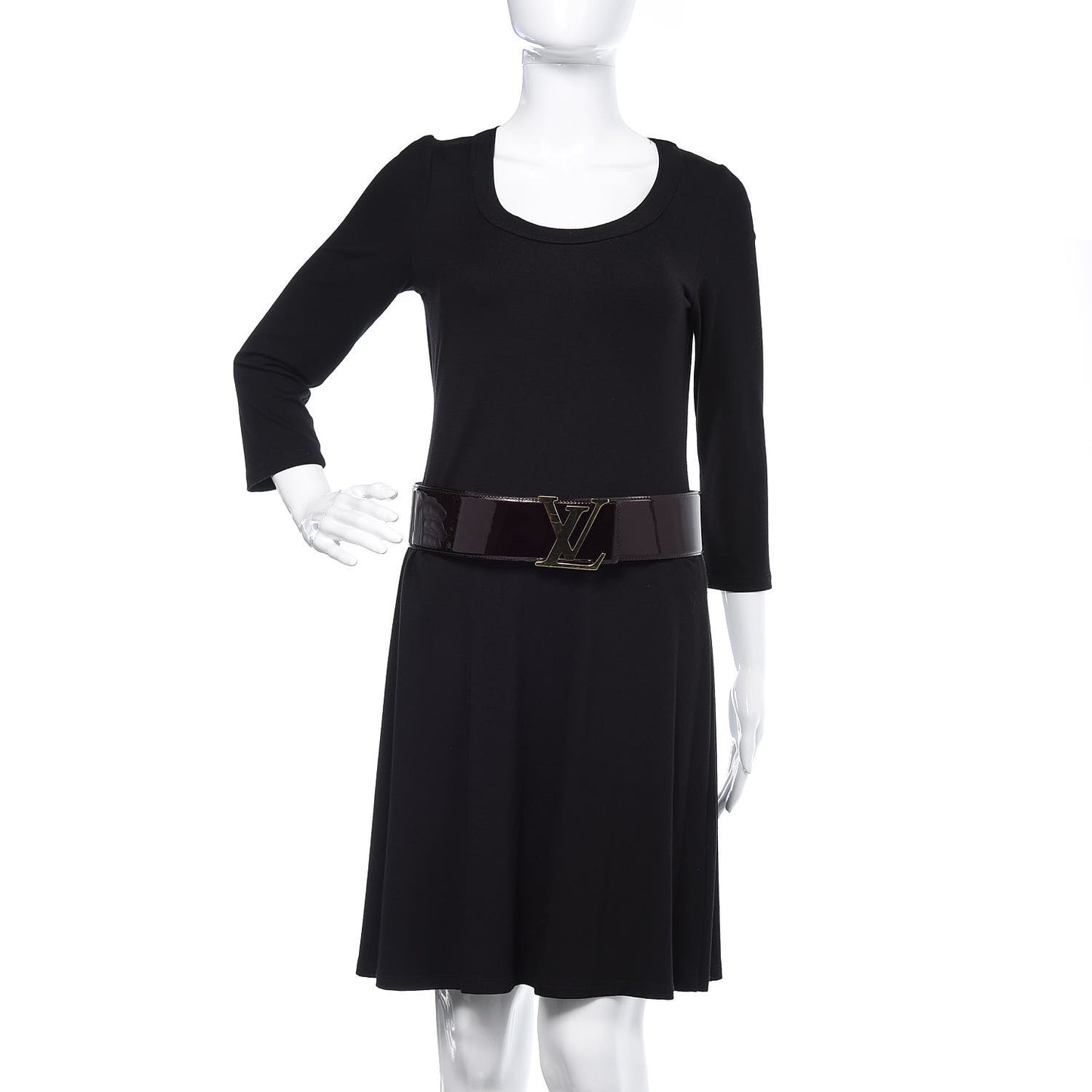 Patent LV Facettes Belt 85 34 Amarante