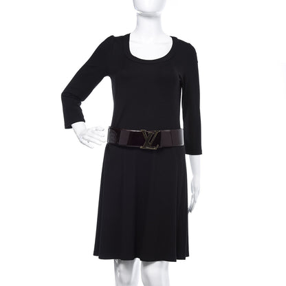Louis Vuitton Patent LV Facettes Belt 85 34 Amarante 2 of 5