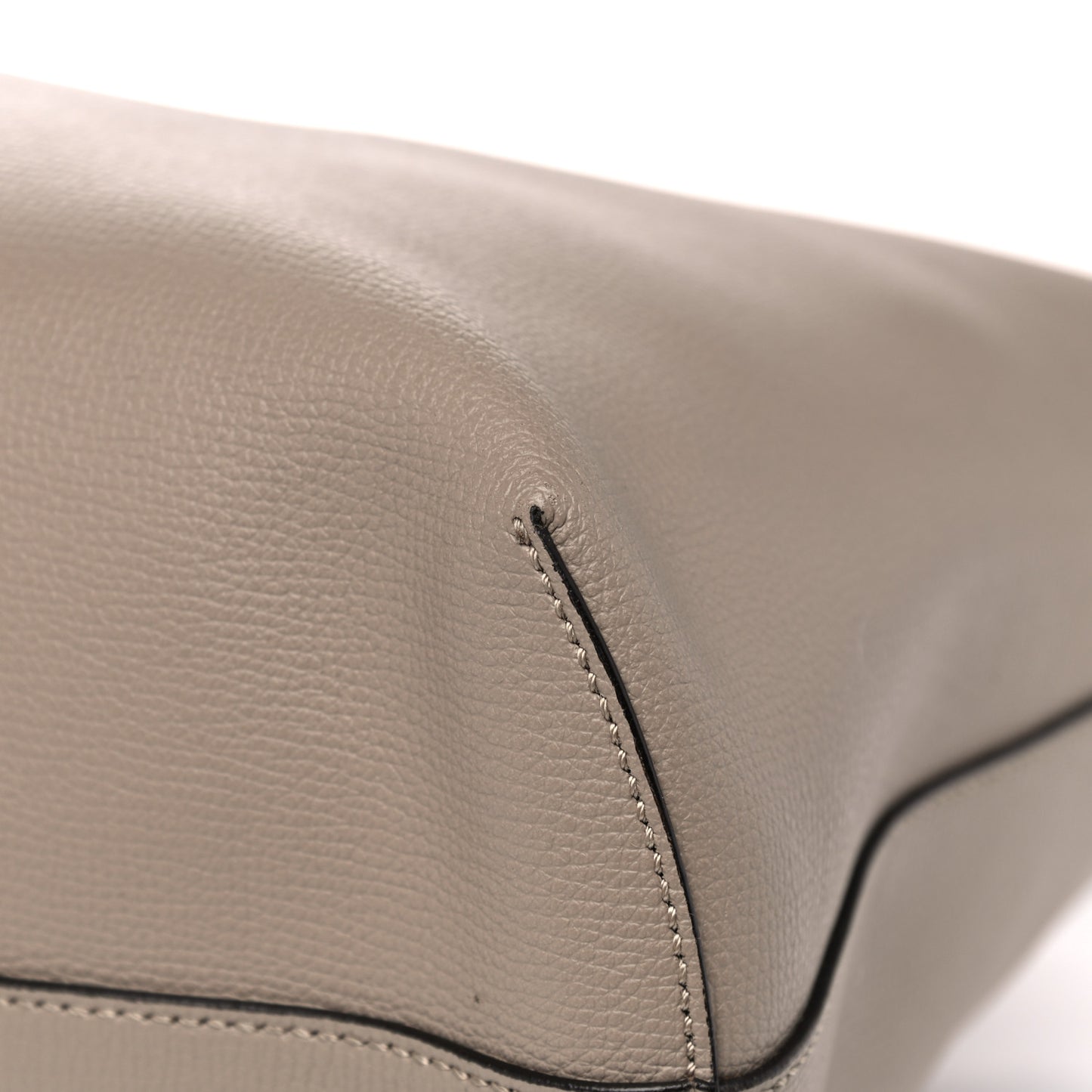 Vitello Vienna Enamel F is Fendi Shopping Tote Tortora Taupe