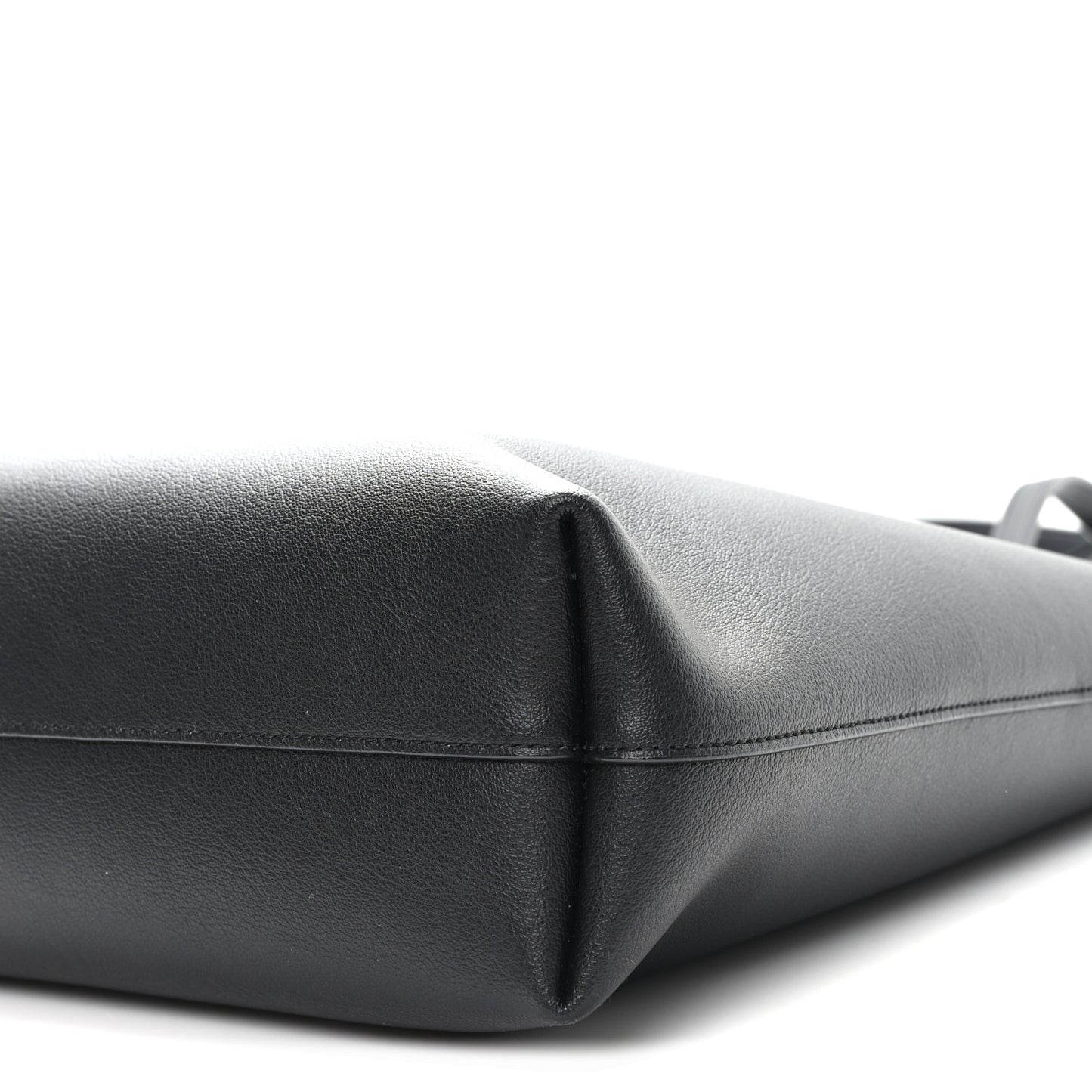 Calfskin North-South Shopping Tote Black
