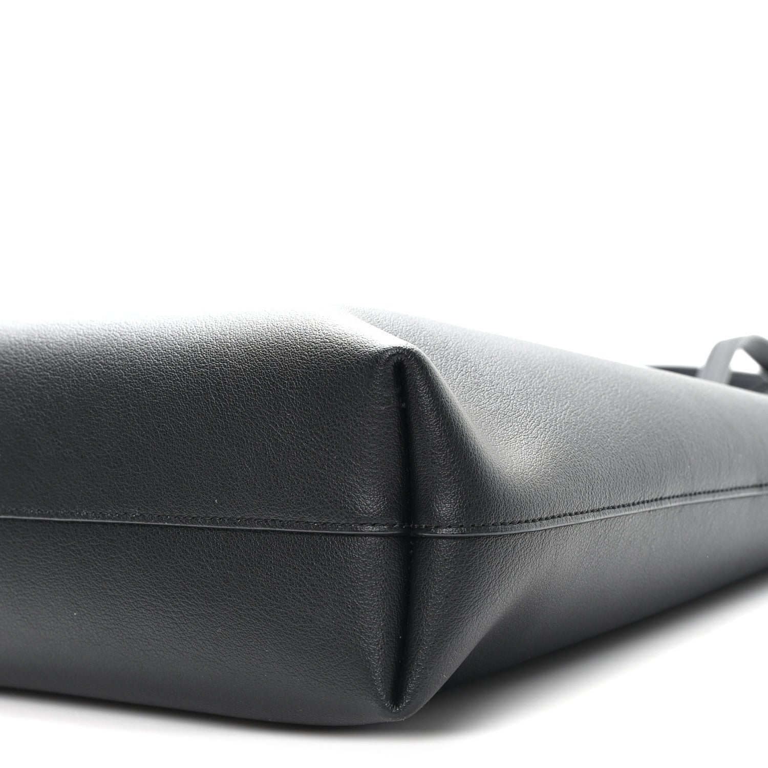 Saint Laurent Calfskin North-South Shopping Tote Black 11 of 12