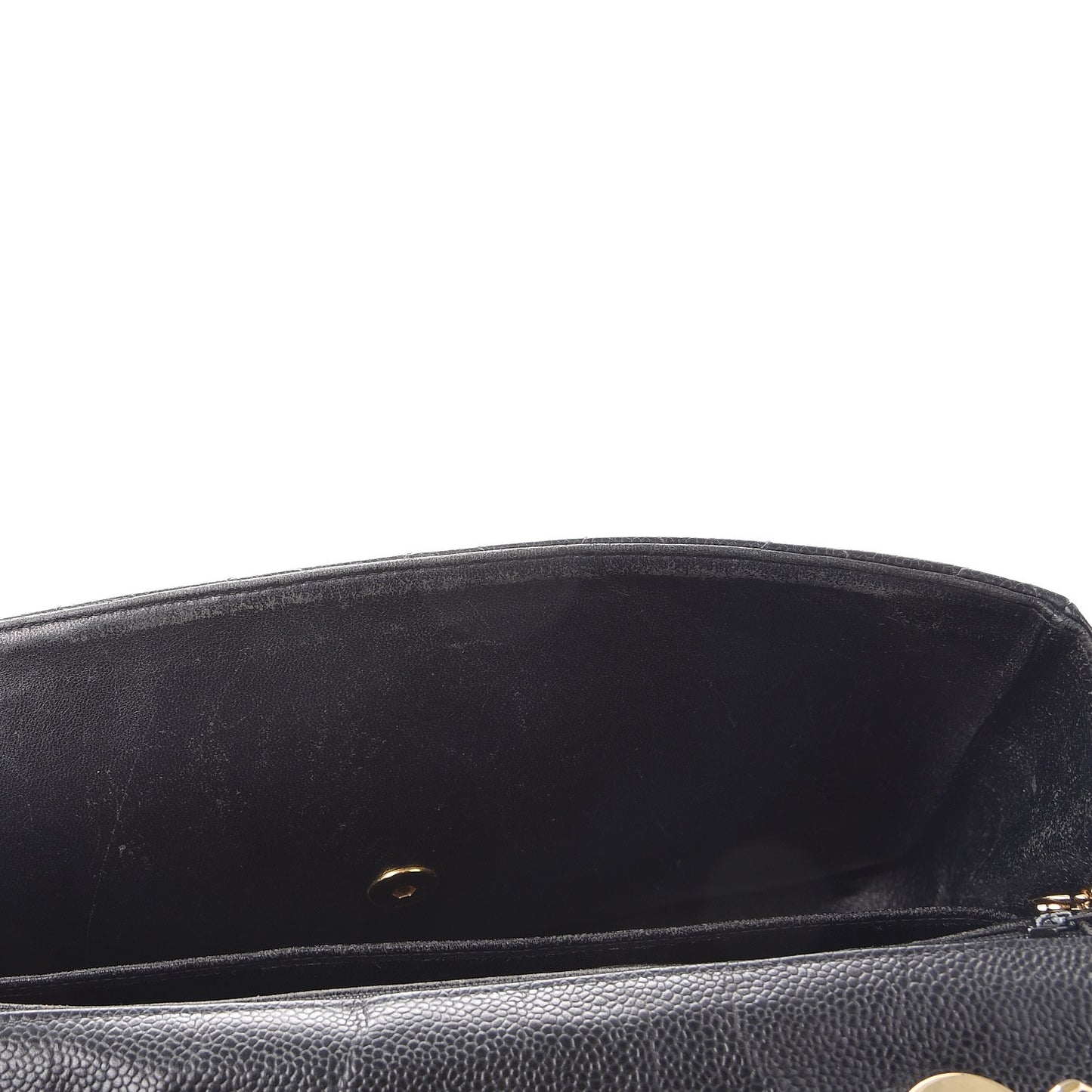 Caviar Quilted Jumbo Single Flap Black