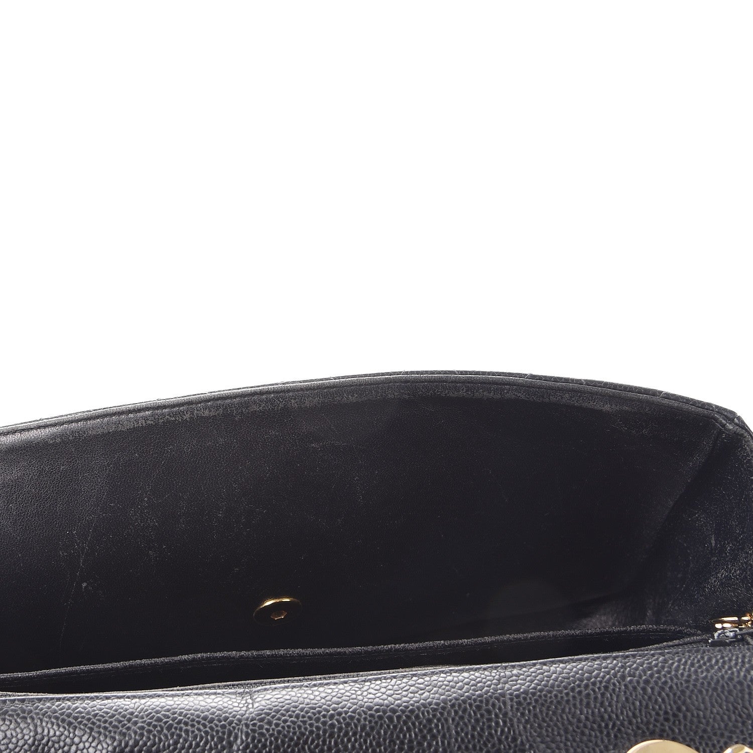 Chanel Caviar Quilted Jumbo Single Flap Black 11 of 12