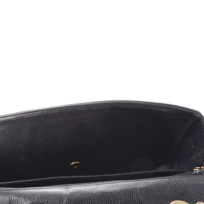 Chanel Caviar Quilted Jumbo Single Flap Black 11 of 12