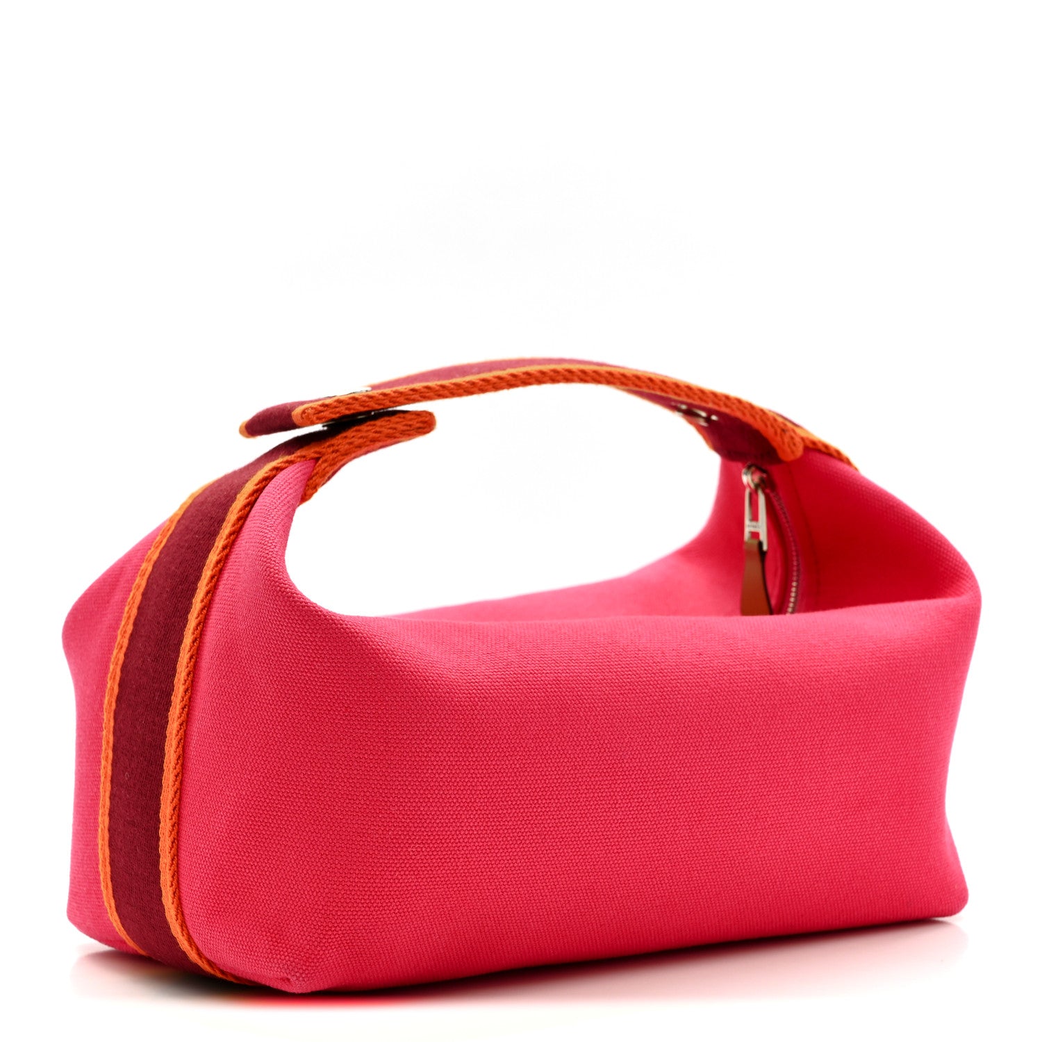 Hermes Canvas Small Bride-A-Brac Pouch Hibiscus 3 of 6