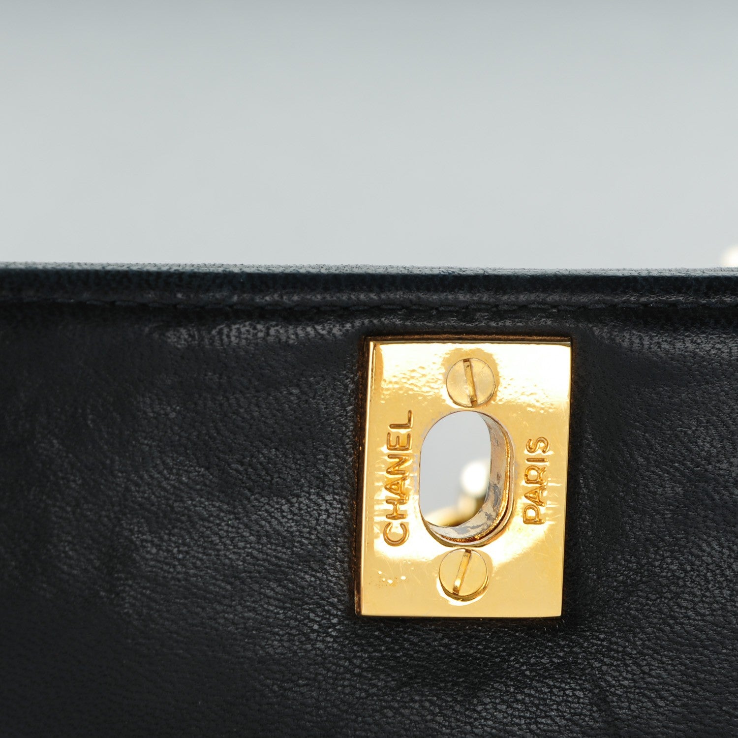 Chanel Lambskin Vertical Quilted Small Single Flap Black 7 of 10