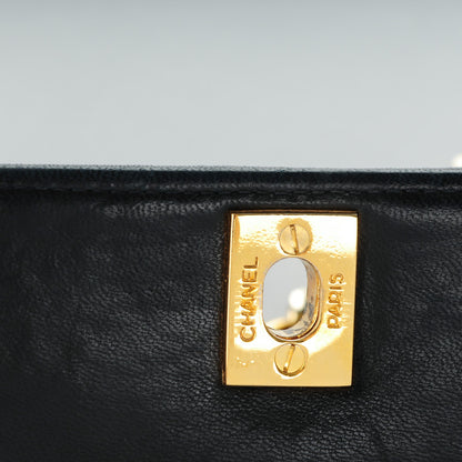 Chanel Lambskin Vertical Quilted Small Single Flap Black 7 of 10