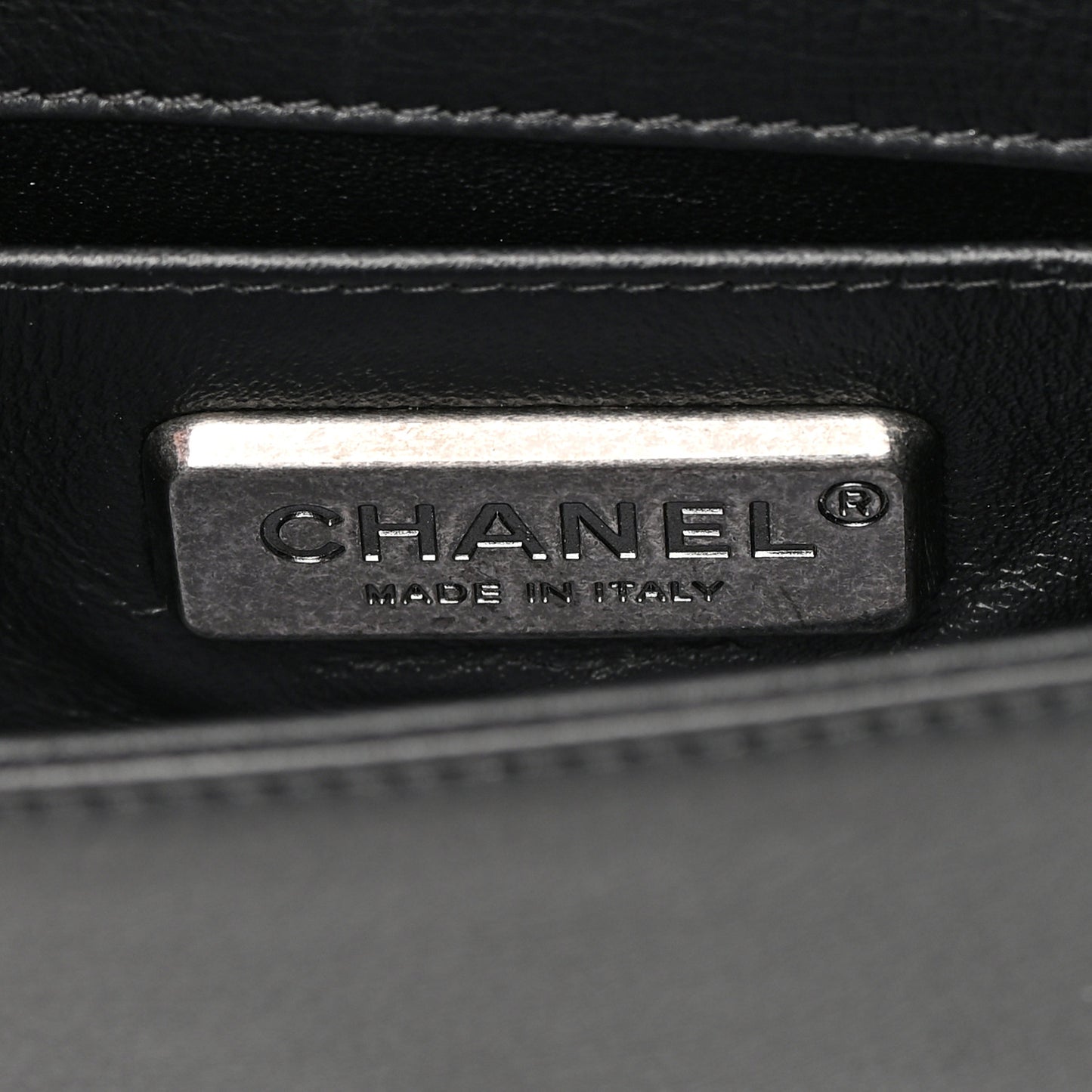 Galuchat Stingray Mini Boy Flap Black Silver