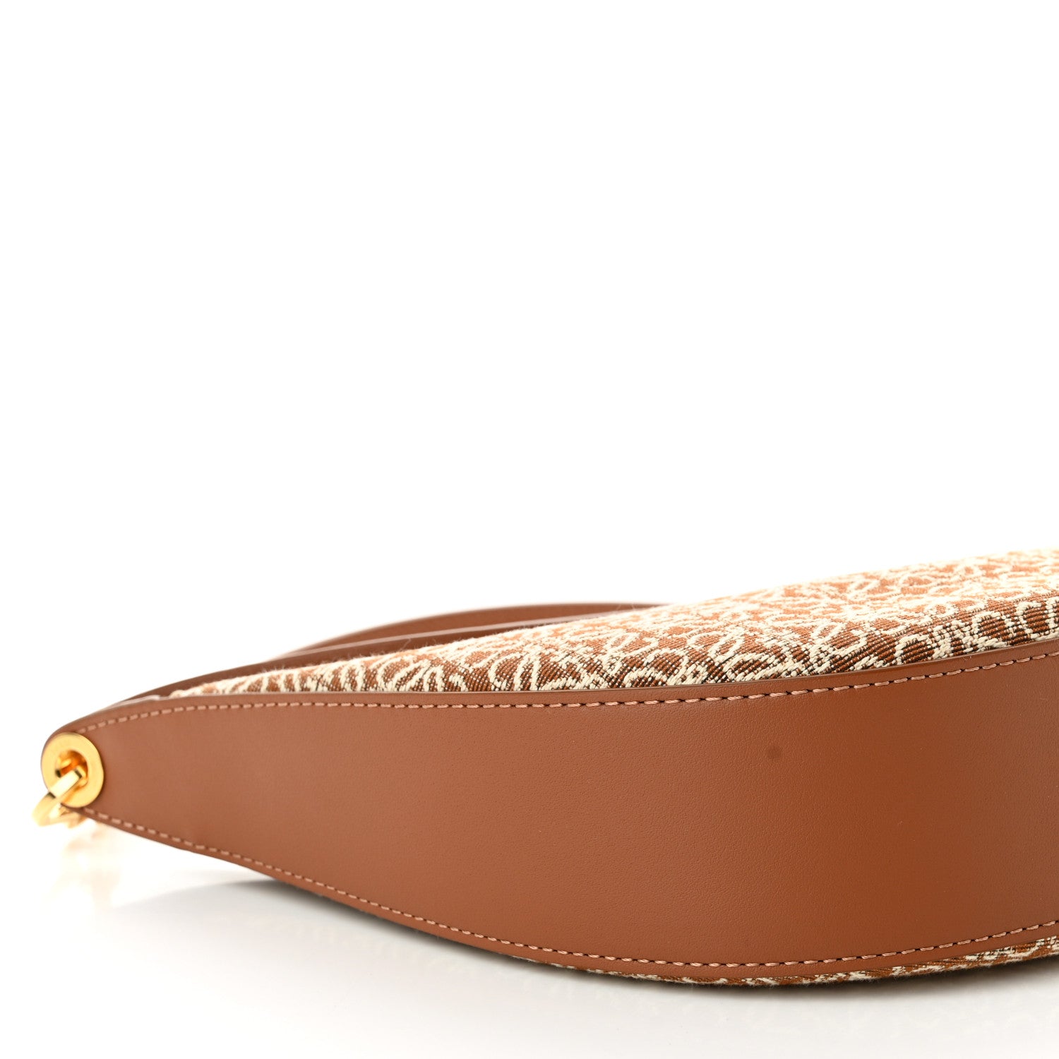 Loewe Jacquard Anagram Calfskin Small Luna Bag Tan Pecan 9 of 10