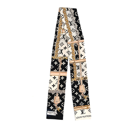 Louis Vuitton Silk Monogram Confidential Bandeau Black 2 of 4
