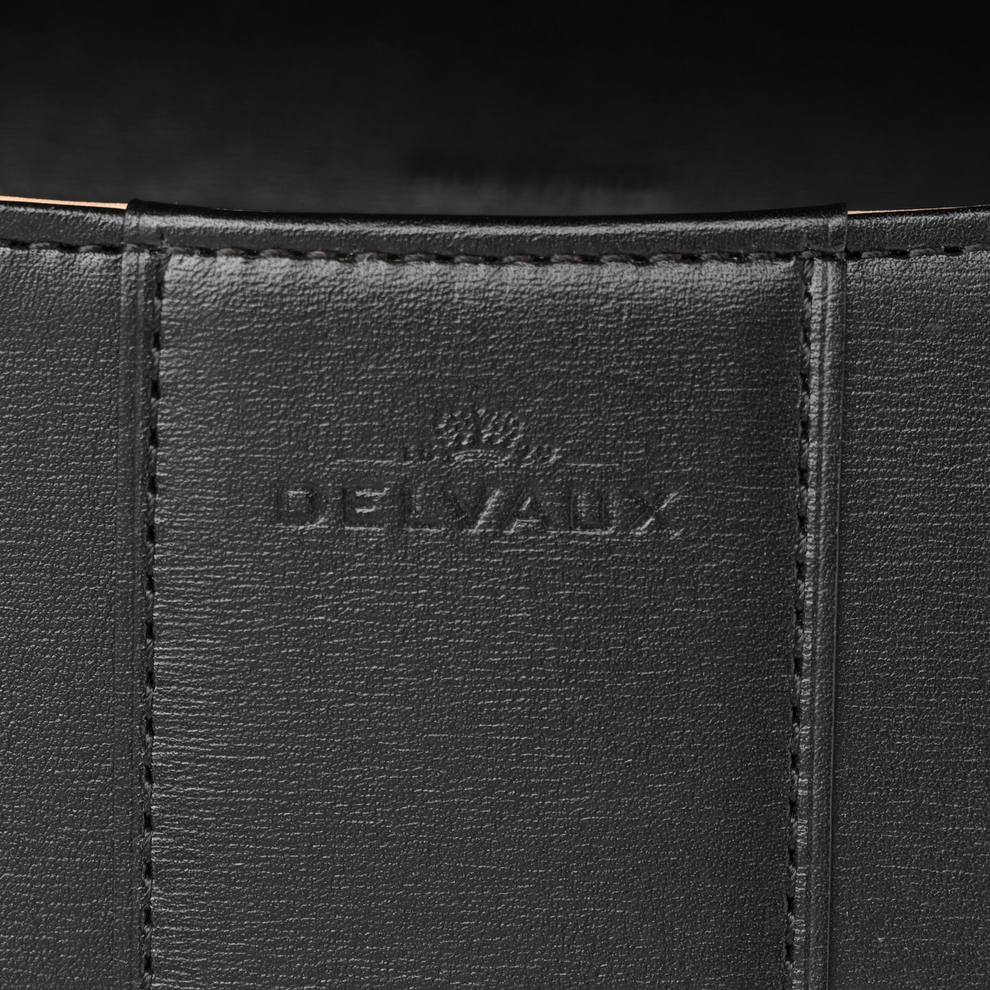 Calfskin MM L'Humour Brillant Satchel Black