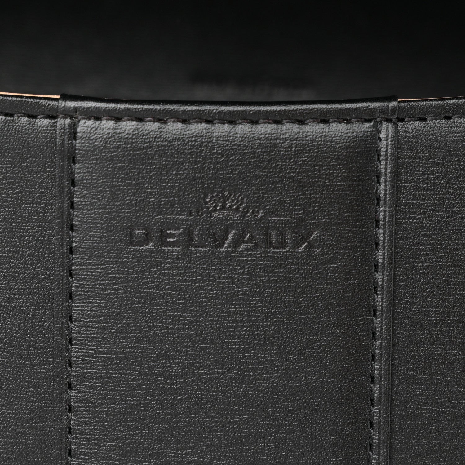 Delvaux Calfskin MM L'Humour Brillant Satchel Black 8 of 11
