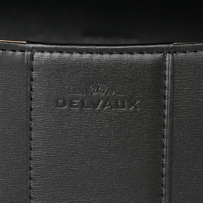 Delvaux Calfskin MM L'Humour Brillant Satchel Black 8 of 11