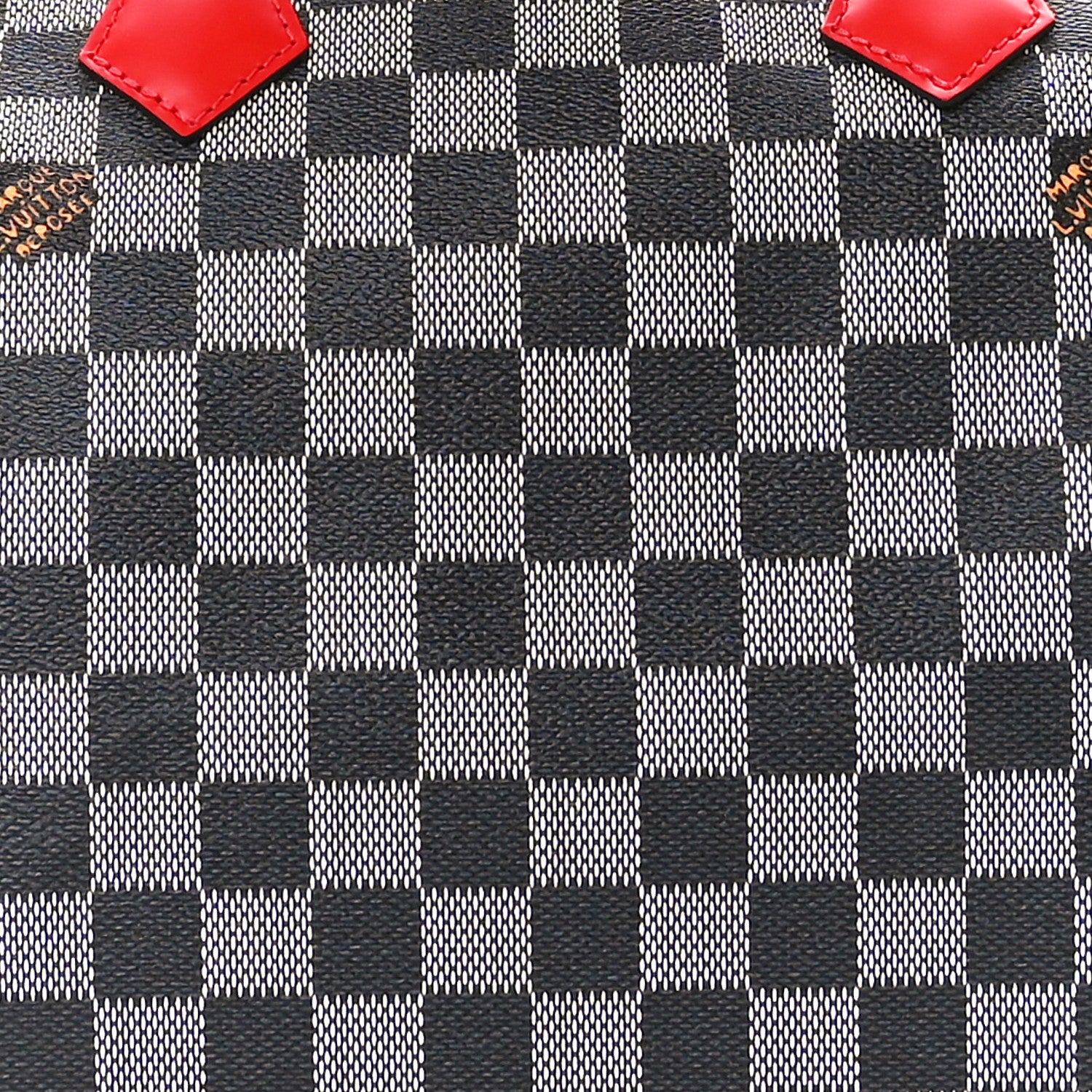 Louis Vuitton Damier Speedy Bandouliere 30 Black White 7 of 9