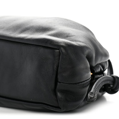 Mansur Gavriel Lambskin Cloud Clutch Black Flamma 9 of 10