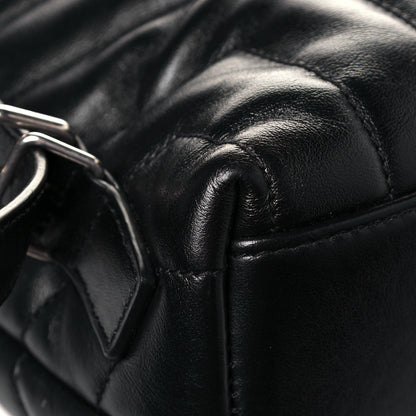 Saint Laurent Calfskin Y Quilted Monogram Small Loulou Backpack Black 12 of 16