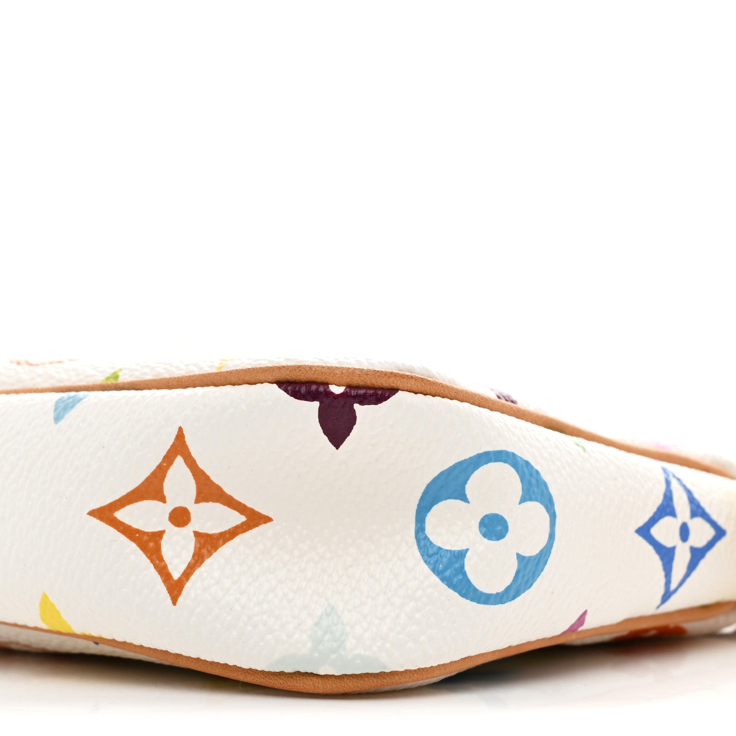 Louis Vuitton Monogram Multicolor Pochette Accessories White 9 of 9