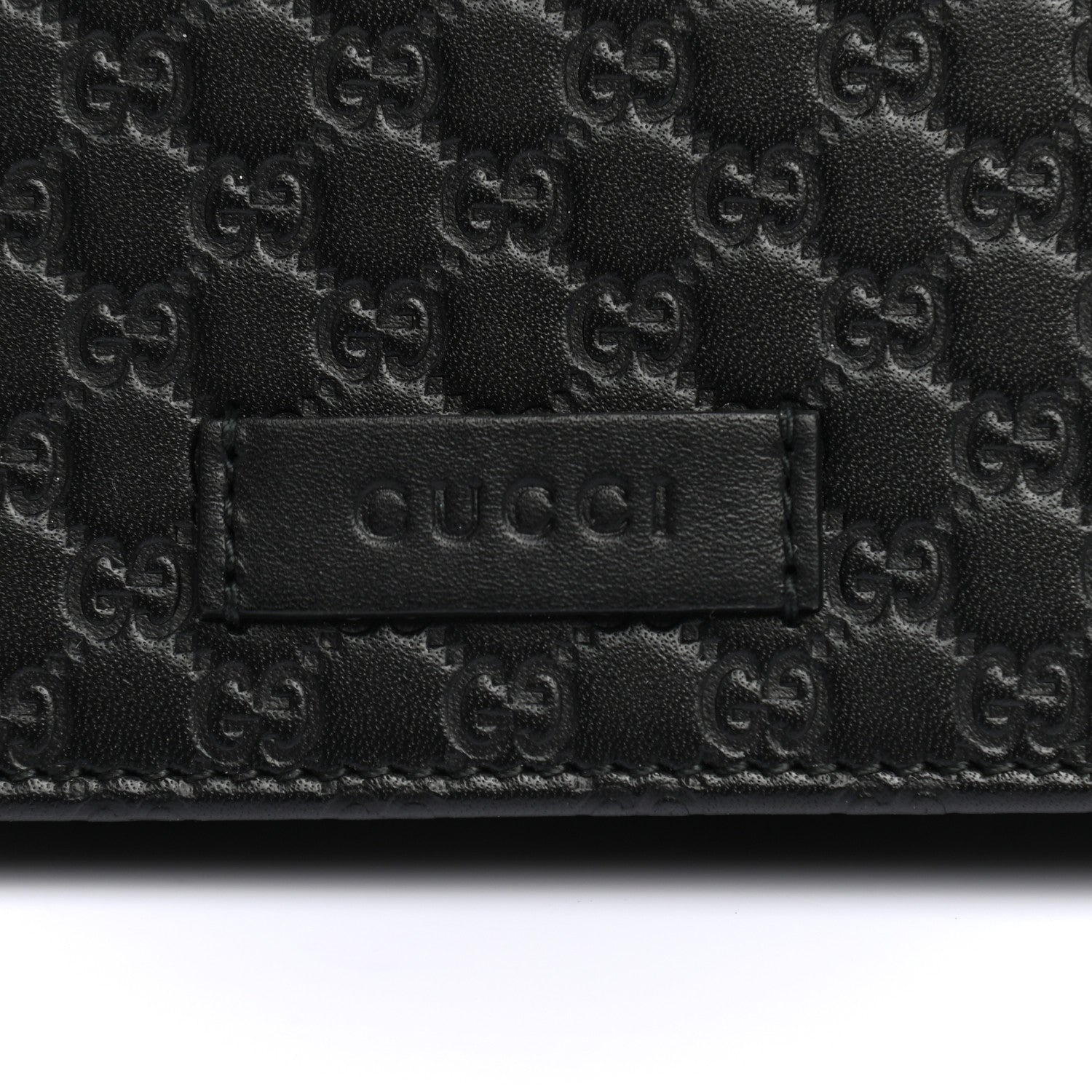 Gucci Microguccissima Crossbody Wallet Black 6 of 6