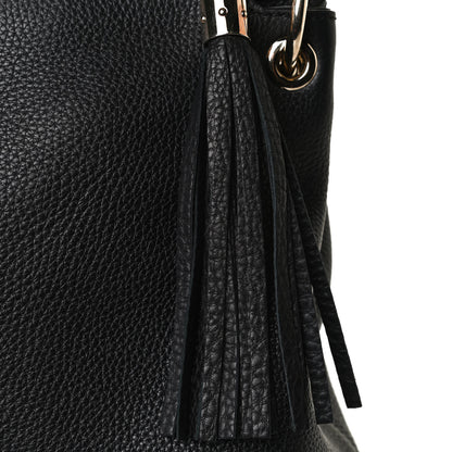 Gucci Pebbled Calfskin Large Soho Hobo Black 16 of 18