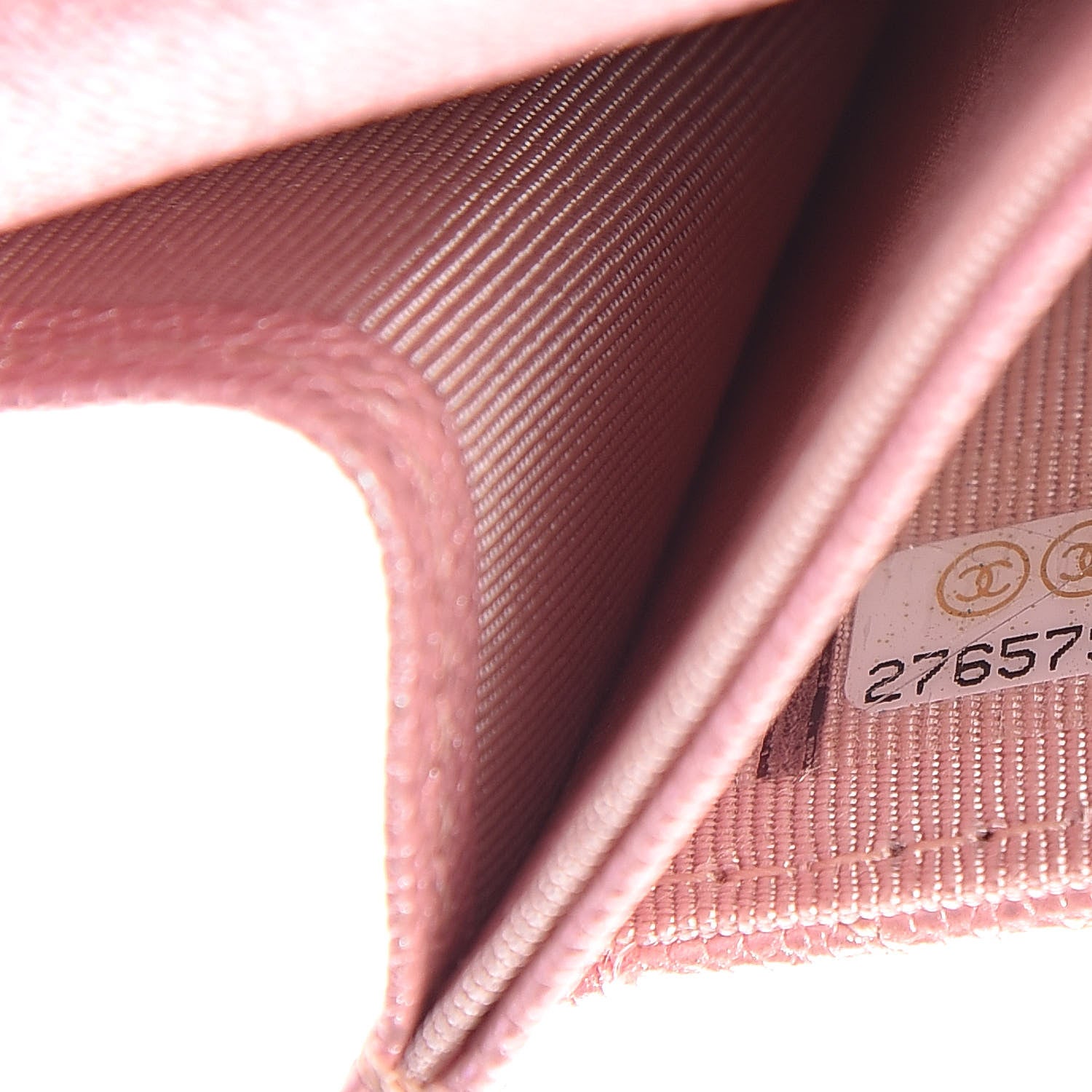 Chanel Iridescent Caviar Quilted Flap Card Holder Rose Pink 8 of 9