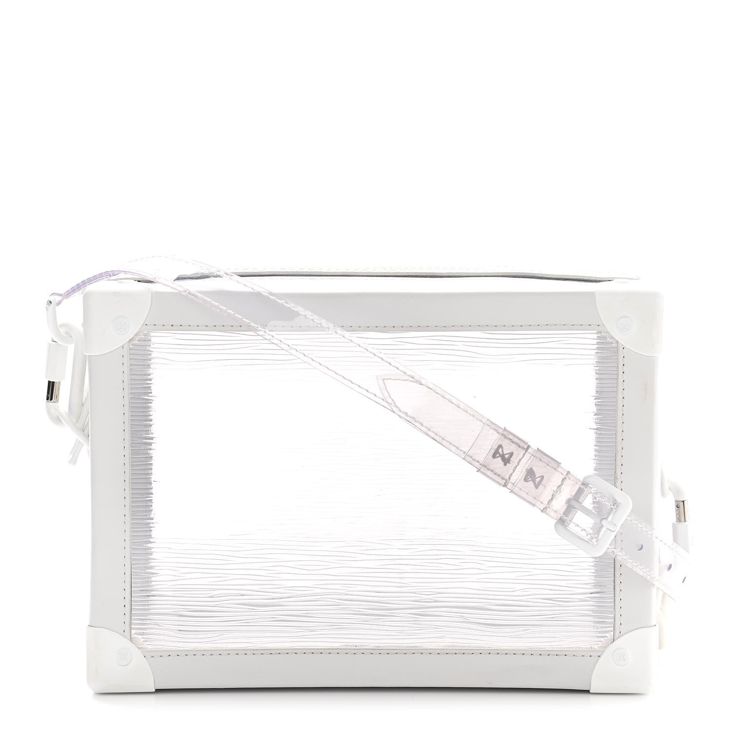Louis Vuitton Calfskin PVC Epi Plage Soft Trunk Optic White 1 of 11