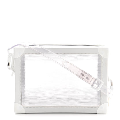 Louis Vuitton Calfskin PVC Epi Plage Soft Trunk Optic White 1 of 11