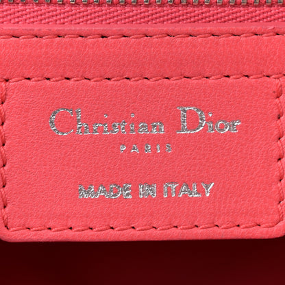 Christian Dior Lambskin Cannage Small Dior Soft Shopping Tote Pink 6 of 14