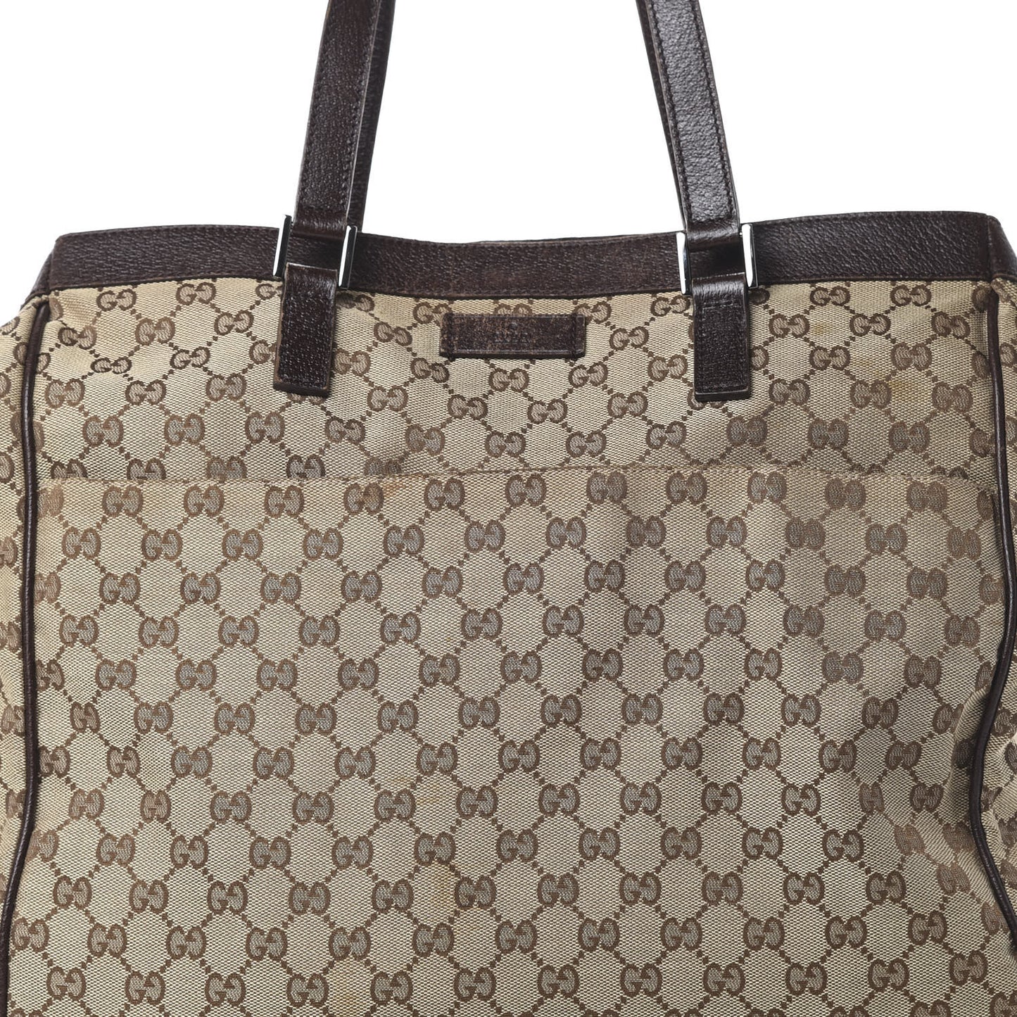 Monogram Large Tote Dark Brown