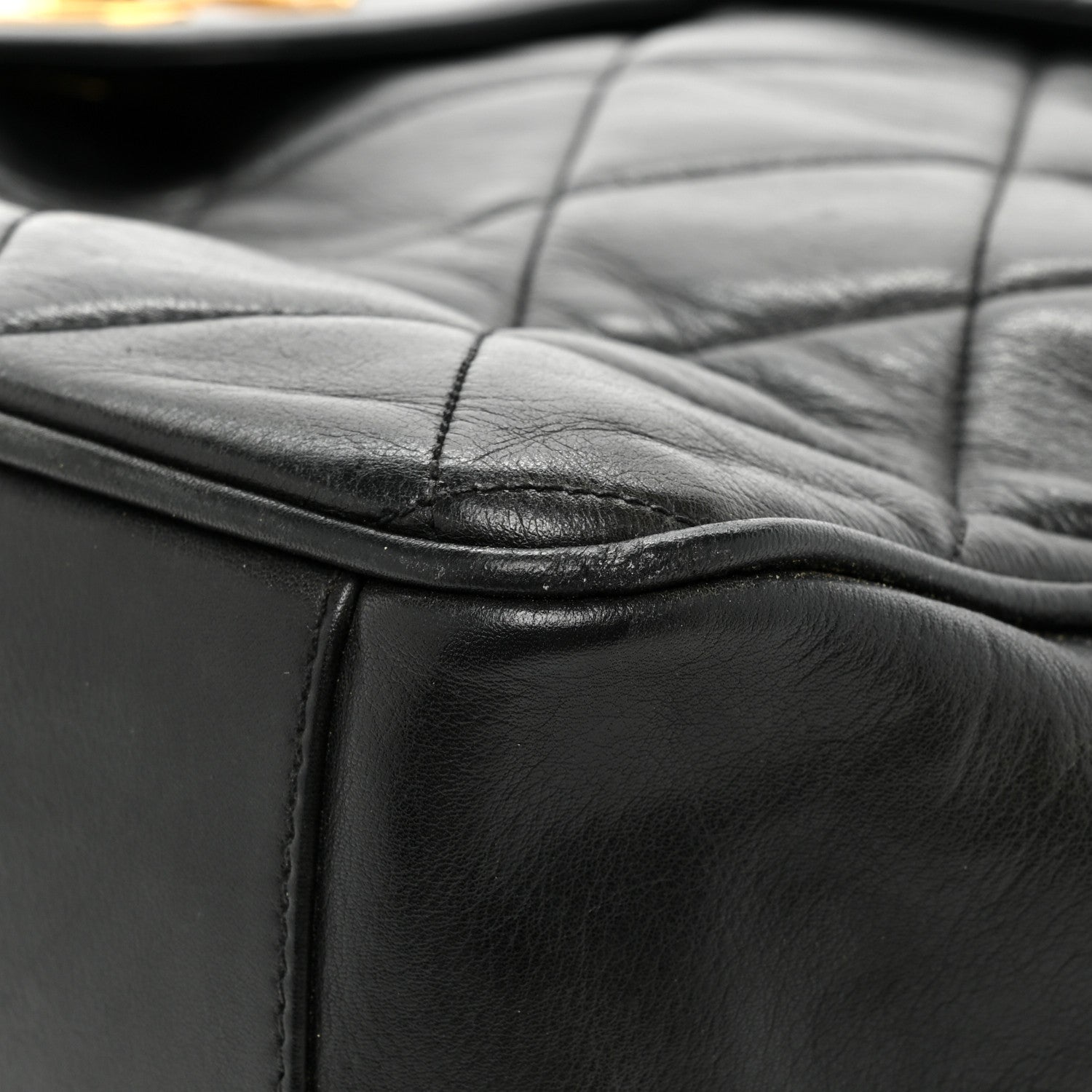 Chanel Lambskin Quilted Maxi Flap Black 15 of 18