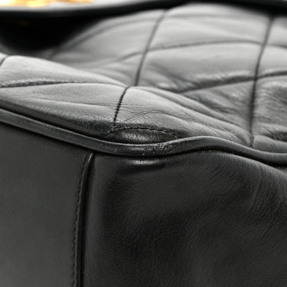 Chanel Lambskin Quilted Maxi Flap Black 15 of 18