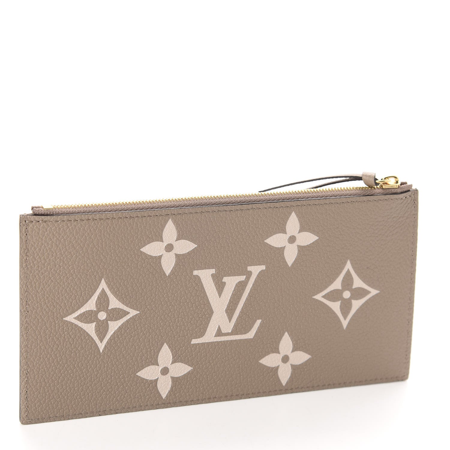 Louis Vuitton Empreinte Monogram Giant Pochette Felicie Zippered Insert Tourterelle Creme 3 of 7
