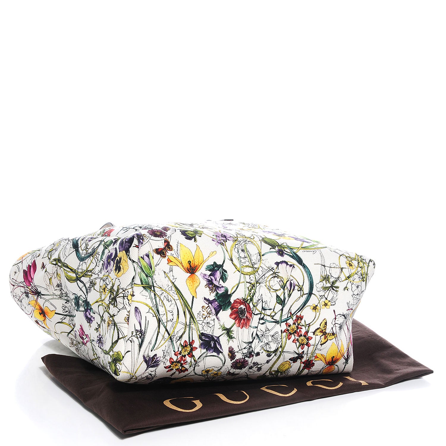 Gucci Canvas Flora Infinity Medium Tote 4 of 9