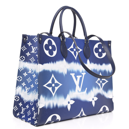 Louis Vuitton Monogram Escale Onthego GM Blue 3 of 10