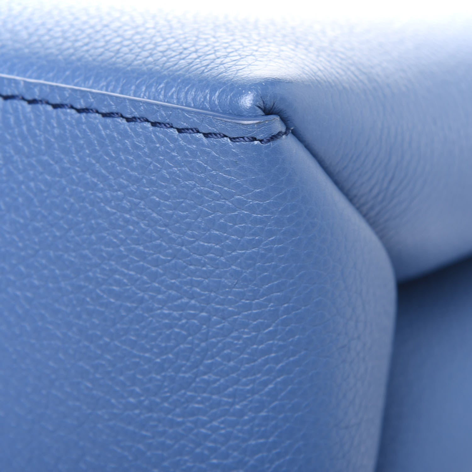Louis Vuitton Soft Calfskin My Lockme Top Handle Blue Jean Creme 14 of 19