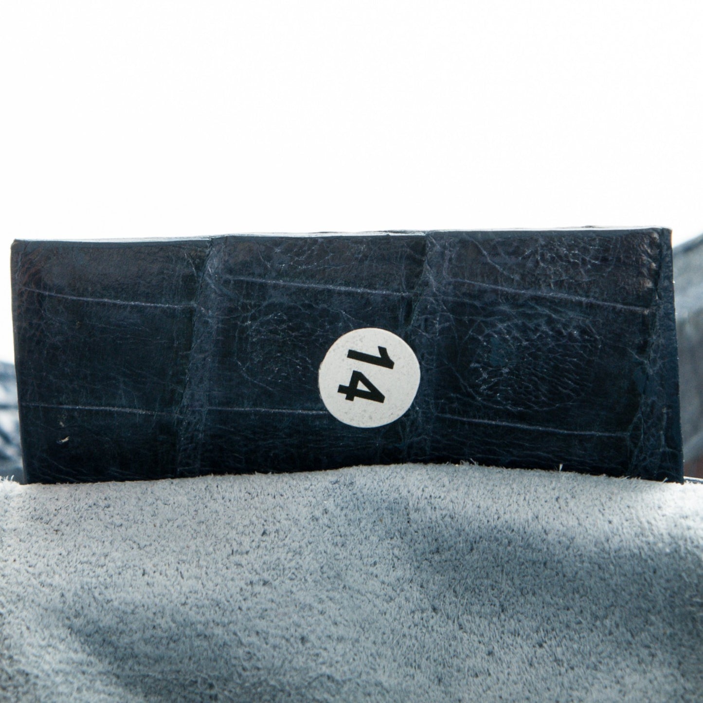 Crocodile Tote Blue