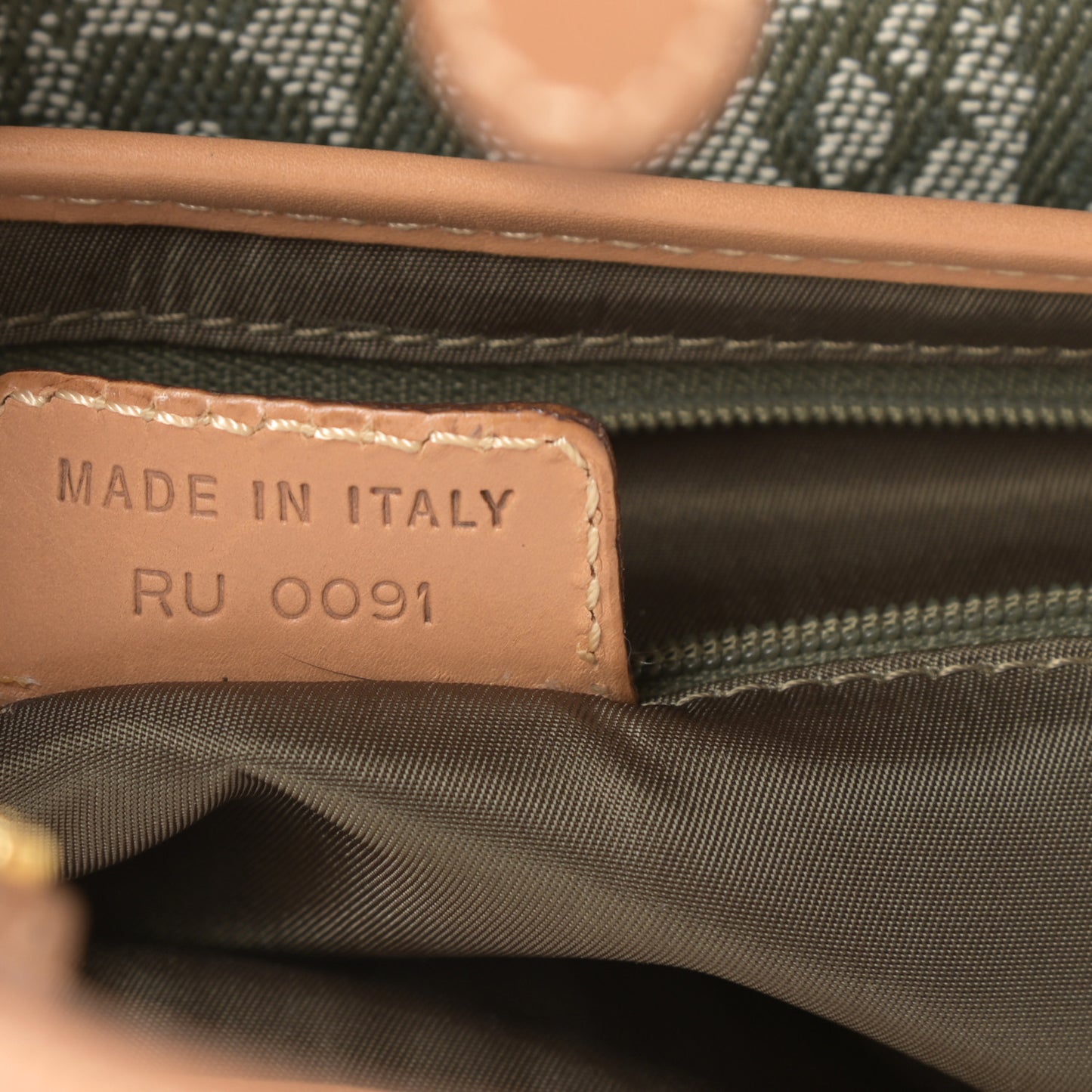 Monogram Saddle Bag Green