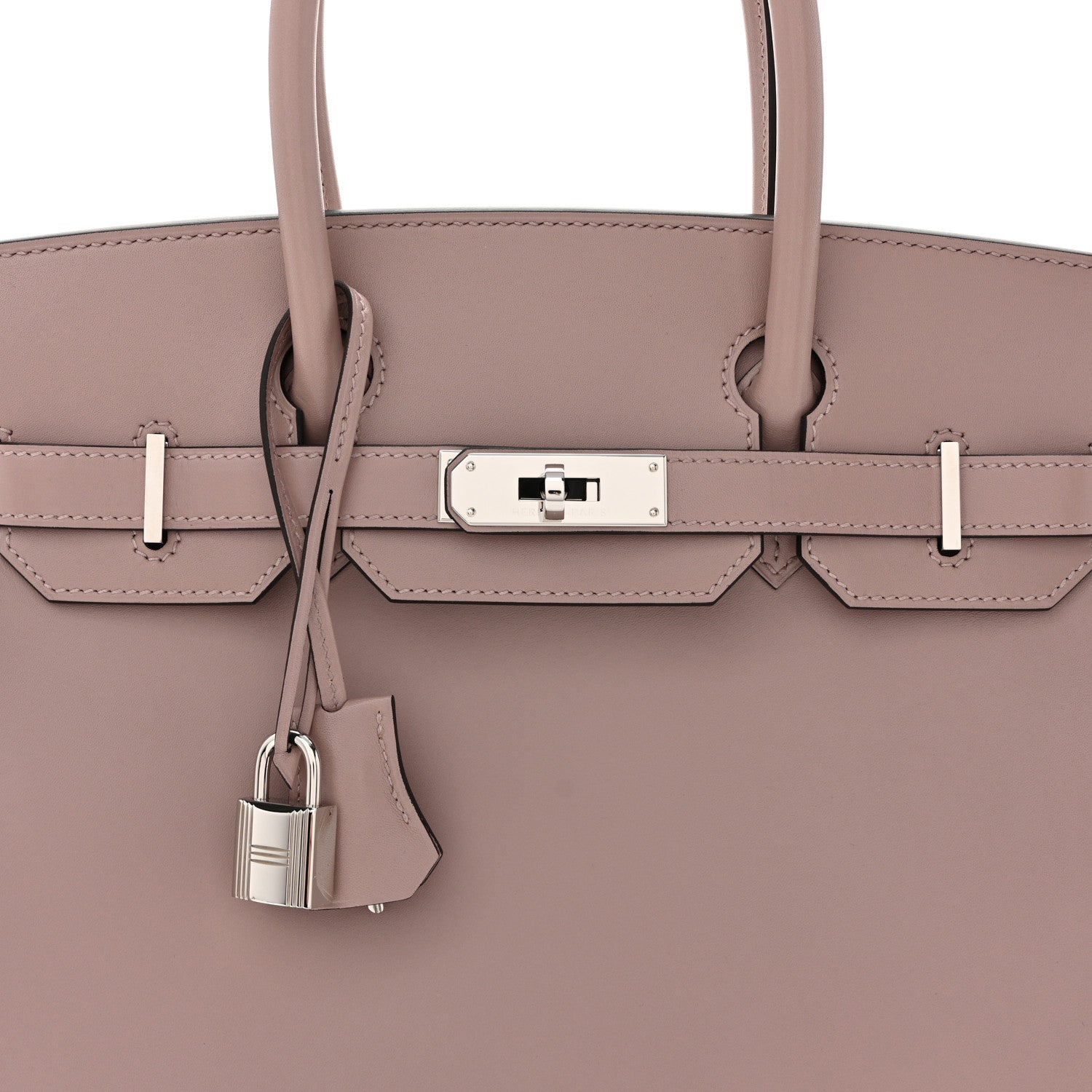 Hermes Veau Tadelakt Birkin 30 Glycine 14 of 24