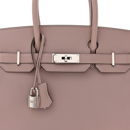 Hermes Veau Tadelakt Birkin 30 Glycine 14 of 24