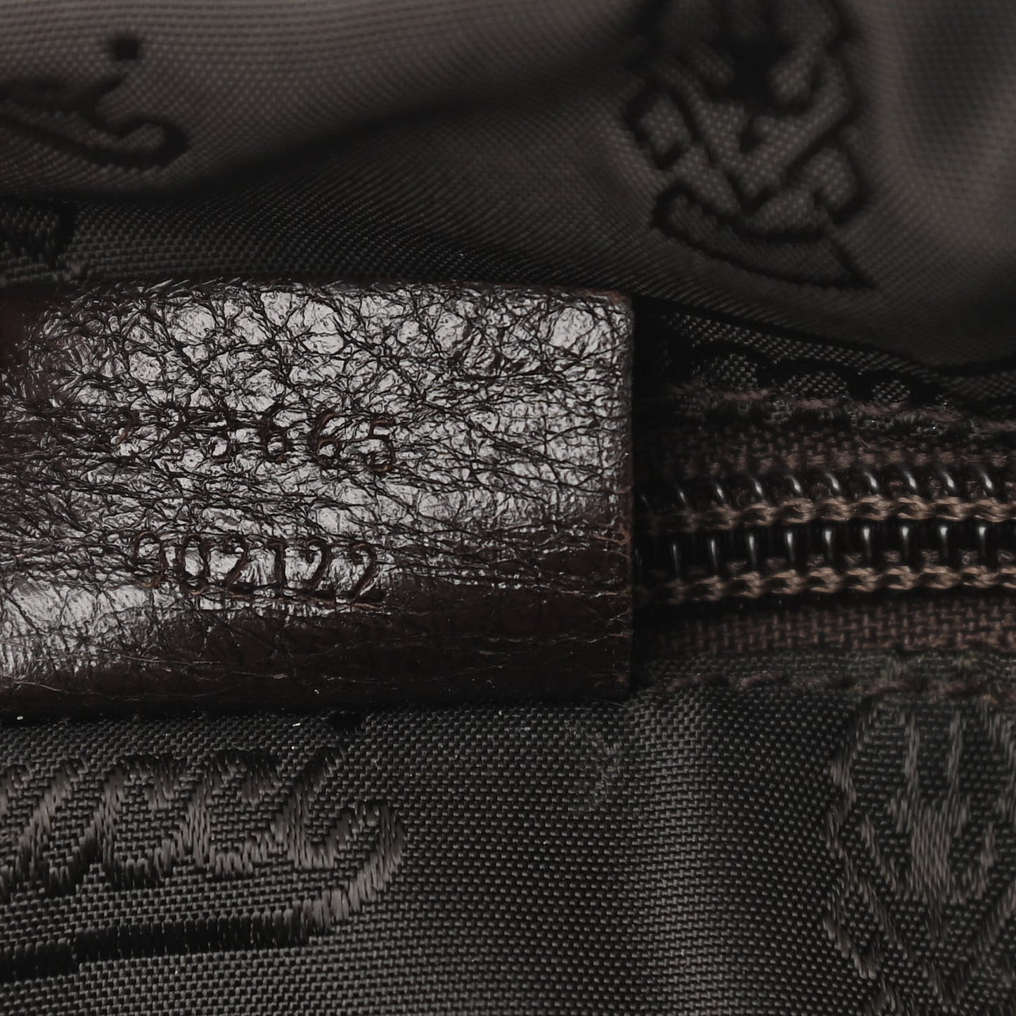 Guccissima Medium Flap Messenger Bag Chocolate