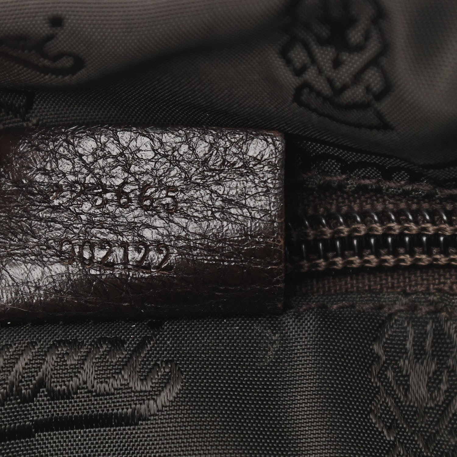 Gucci Guccissima Medium Flap Messenger Bag Chocolate 7 of 11