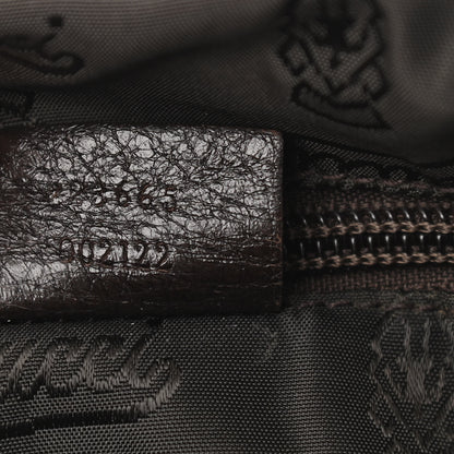 Gucci Guccissima Medium Flap Messenger Bag Chocolate 7 of 11