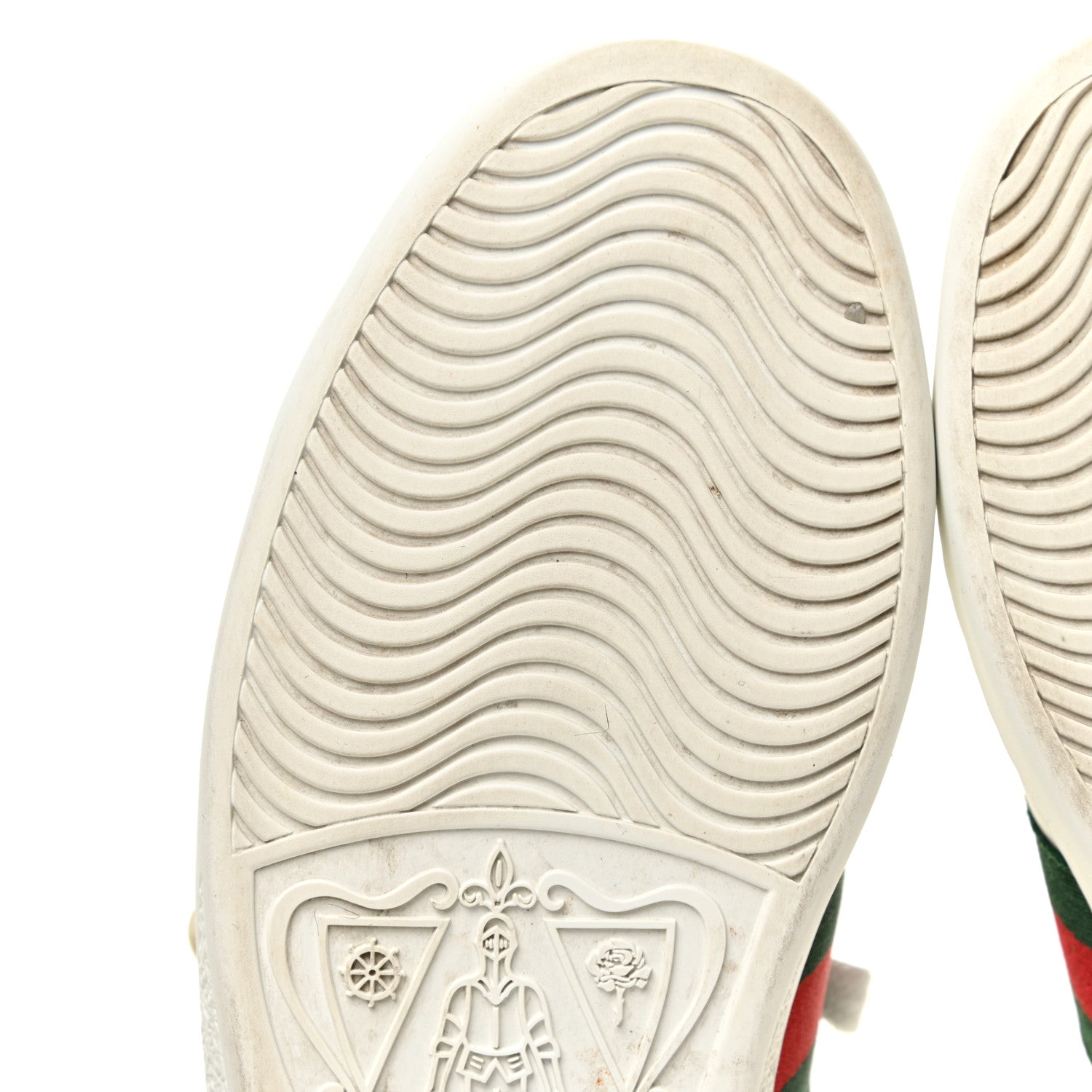 Gucci Calfskin Web Pearl Studded Womens Ace Sneakers 35 White 7 of 16