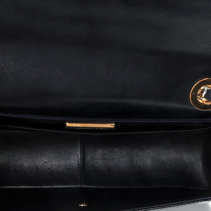 Chanel Alligator Jumbo Single Flap Navy Blue 5 of 7