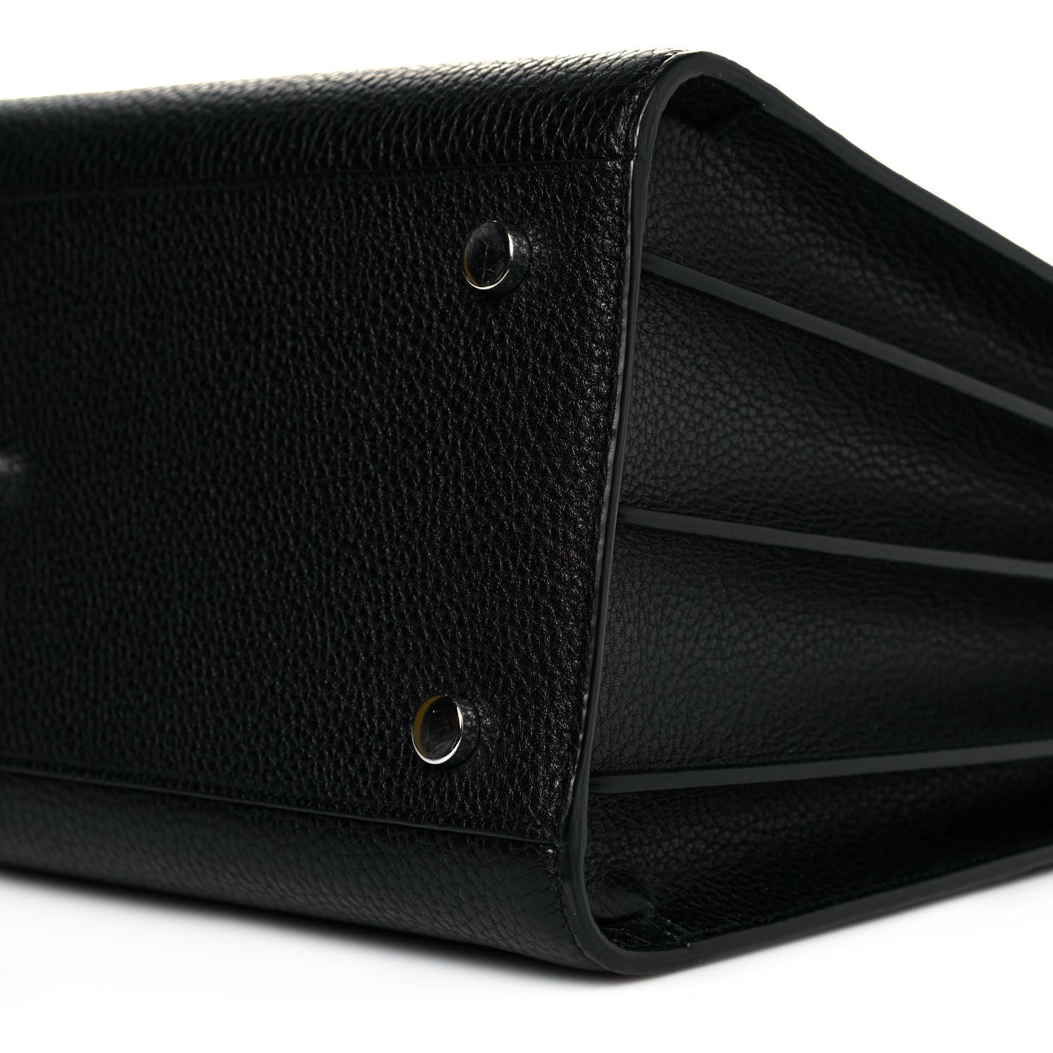 Saint Laurent Grained Calfskin Small Sac De Jour Black 9 of 10