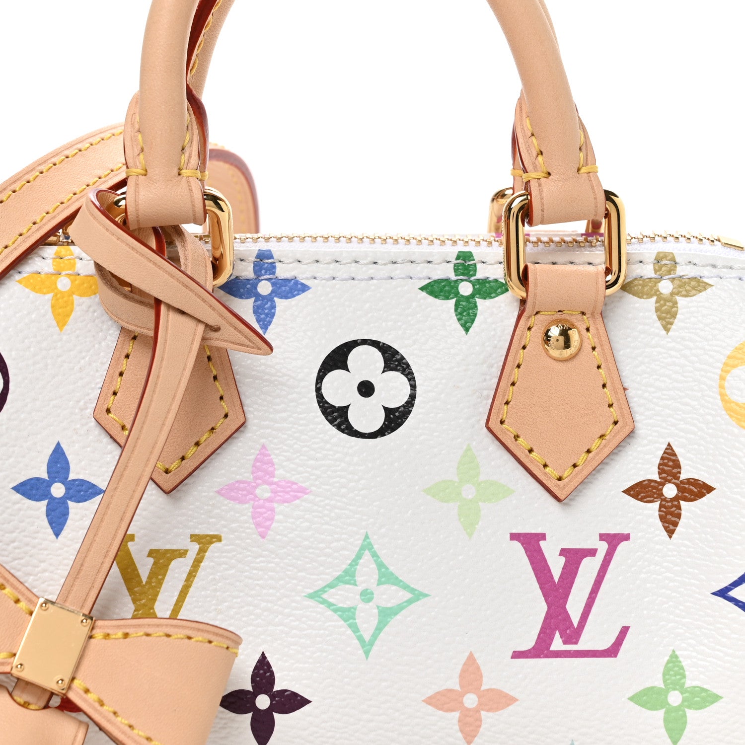 ZOOM ON THE COLORFUL MONOGRAM 017 ルイヴィトン Louis Vuitton LV X TM Monogram Multicolor Nano Speedy White