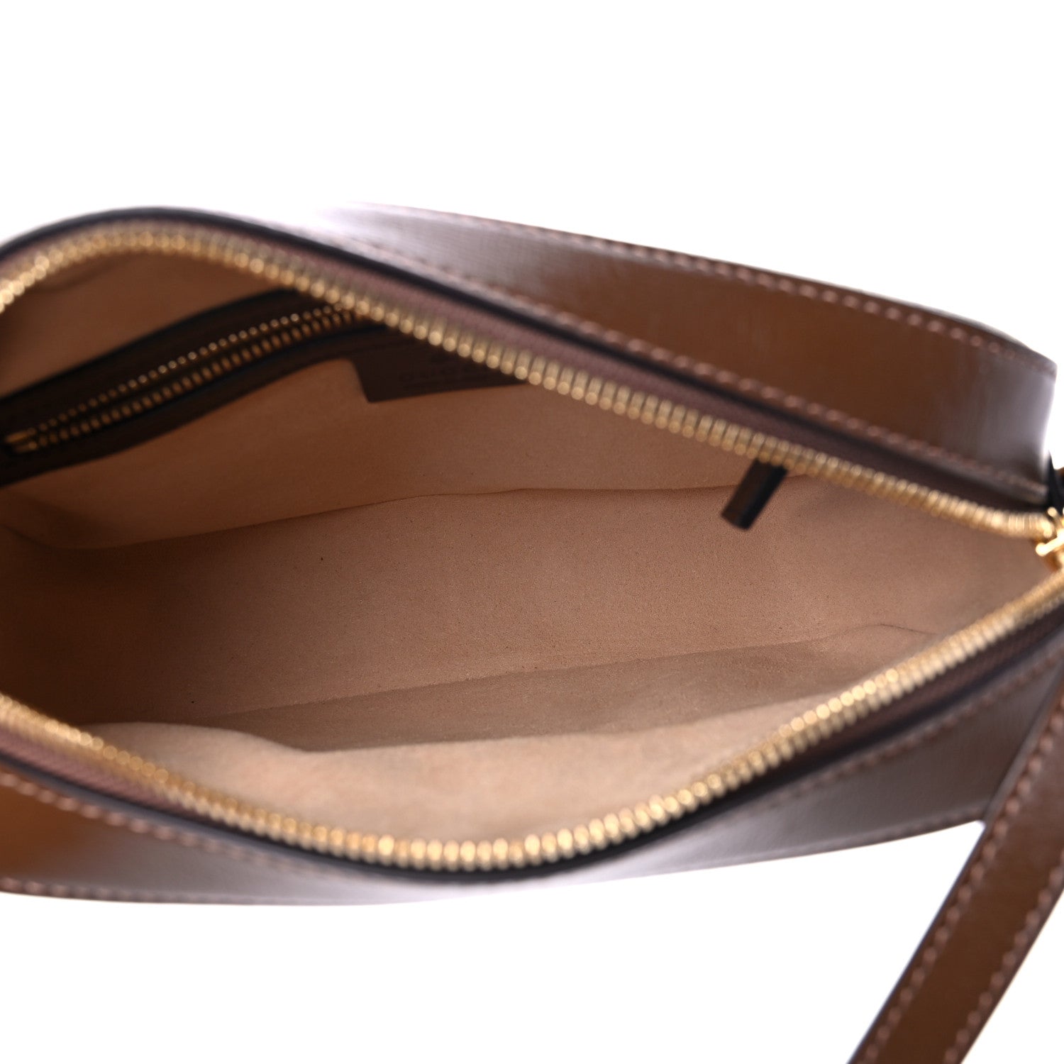 Gucci GG Supreme Monogram Small Horsebit 1955 Shoulder Bag Beige Brown Sugar 4 of 6